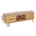 Artiss TV Cabinet 140CM Entertainment Unit Storage Shelves