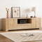 Artiss 180cm TV Unit Storage Cabinet Drawers Pine Wood