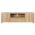 Artiss 180cm TV Unit Storage Cabinet Drawers Pine Wood