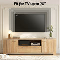 Artiss 180cm TV Unit Storage Cabinet Drawers Pine Wood