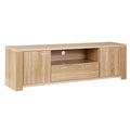 Artiss 180cm TV Unit Storage Cabinet Drawers Pine Wood