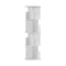 Artiss 4 Tier Bookshelf EDIE White Storage Shelves