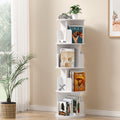 Artiss 4 Tier Bookshelf EDIE White Storage Shelves