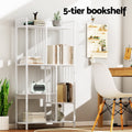 Artiss 5 Tier Bookshelf 120cm White Display Shelves