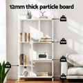 Artiss 5 Tier Bookshelf 120cm White Display Shelves