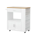 Artiss Kitchen Island Trolley Rolling Serving Cart 3Tier