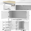 Artiss Kitchen Island Trolley Rolling Cart Storage Drawer Cupboard