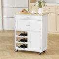 Artiss Kitchen Island Trolley Rolling Cart Storage Drawer Cupboard