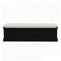 Artiss Storage Ottoman Blanket Box 140cm Fluted Black