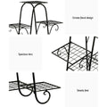 Artiss 9 Tier Metal Plant Stand Black Flower Pot Shelf
