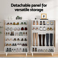 Artiss Shoe Rack Cabinet 24 Pairs 6-Tier White