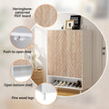 Artiss Shoe Rack Cabinet 24 Pairs 6-Tier White