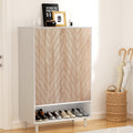 Artiss Shoe Rack Cabinet 24 Pairs 6-Tier White