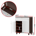 Artiss Shoe Rack Cabinet 16 Pairs Storage Drawer Organiser