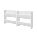 Artiss Shoe Rack 2-Tier 12 Pairs Wall Mounted White x2