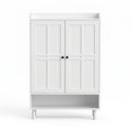 Artiss Shoe Rack Cabinet Storage Cupboard 3 Adjustable Shelves White