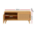 Artiss Shoe Rack Bench 10 Pairs Rattan Starlyn Storage