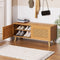 Artiss Shoe Rack Bench 10 Pairs Rattan Starlyn Storage
