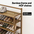 Artiss Shoe Rack 6-Tier 18 Pairs Foldable Storage