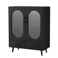 Artiss Buffet Sideboard Double Doors Black
