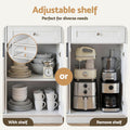 Artiss Buffet Sideboard Cabinet Kitchen Tilt Out Bin Holder Storage Cupboard