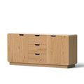 Artiss Buffet Sideboard Cabinet Oak Storage Drawers Round Edge