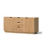 Artiss Buffet Sideboard Cabinet Oak Storage Drawers Round Edge