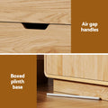 Artiss Buffet Sideboard Cabinet Oak Storage Drawers Round Edge