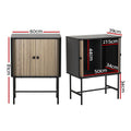 Artiss Buffet Cabinet Sliding Doors Pantry Storage BORIS