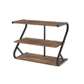 Artiss 3 Tier Shoe Rack Cabinet Black Shoe Storage Stand