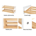 Artiss Shoe Rack 2 Tier 6 Pairs White