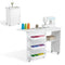 Artiss Folding Sewing Table Sewing Machine Desk Rolling Craft Station