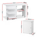 Artiss Folding Sewing Table Sewing Machine Desk Rolling Craft Station