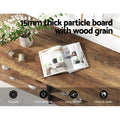 Artiss Console Table 120cm 3-Tier Walnut Xiah