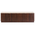 Artiss 180cm TV Unit Entertainment Cabinet Fluted Style Anti-tip Kit Walnut