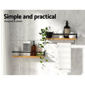 Artiss Floating Wall Shelf Set of 2 White