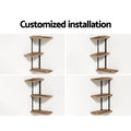 Artiss Floating Wall Shelf 3-Tier White