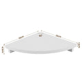 Artiss 4pc Corner Floating Wall Shelf Wall Mounted Display Rack Round Edge White