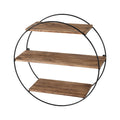 Artiss 3-Tier Round Floating Wall Shelf