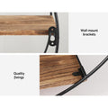 Artiss 3-Tier Round Floating Wall Shelf