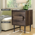 Artiss Bedside Table 2 Drawer Nightstand Walnut