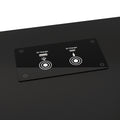 Artiss Bedside Table USB LED Lamp Laptop Tray Adjustable