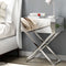 Artiss Mirrored Bedside Table 2 Drawer Nightstand Silver