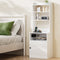 Artiss Bedside Table Nightstand with Charging Station