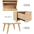Artiss Bedside Table 2 Drawer Nightstand Side Cabinet Storage