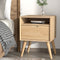 Artiss Bedside Table 2 Drawer Nightstand Side Cabinet Storage