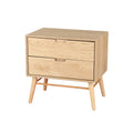 Artiss Bedside Table Drawers Oak Nightstand Side End Table Storage