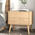 Artiss Bedside Table Drawers Oak Nightstand Side End Table Storage
