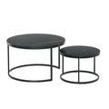 Artiss Nesting Coffee Table Set 2 Marble Effect Tika