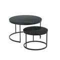 Artiss Nesting Coffee Table Set 2 Marble Effect Tika